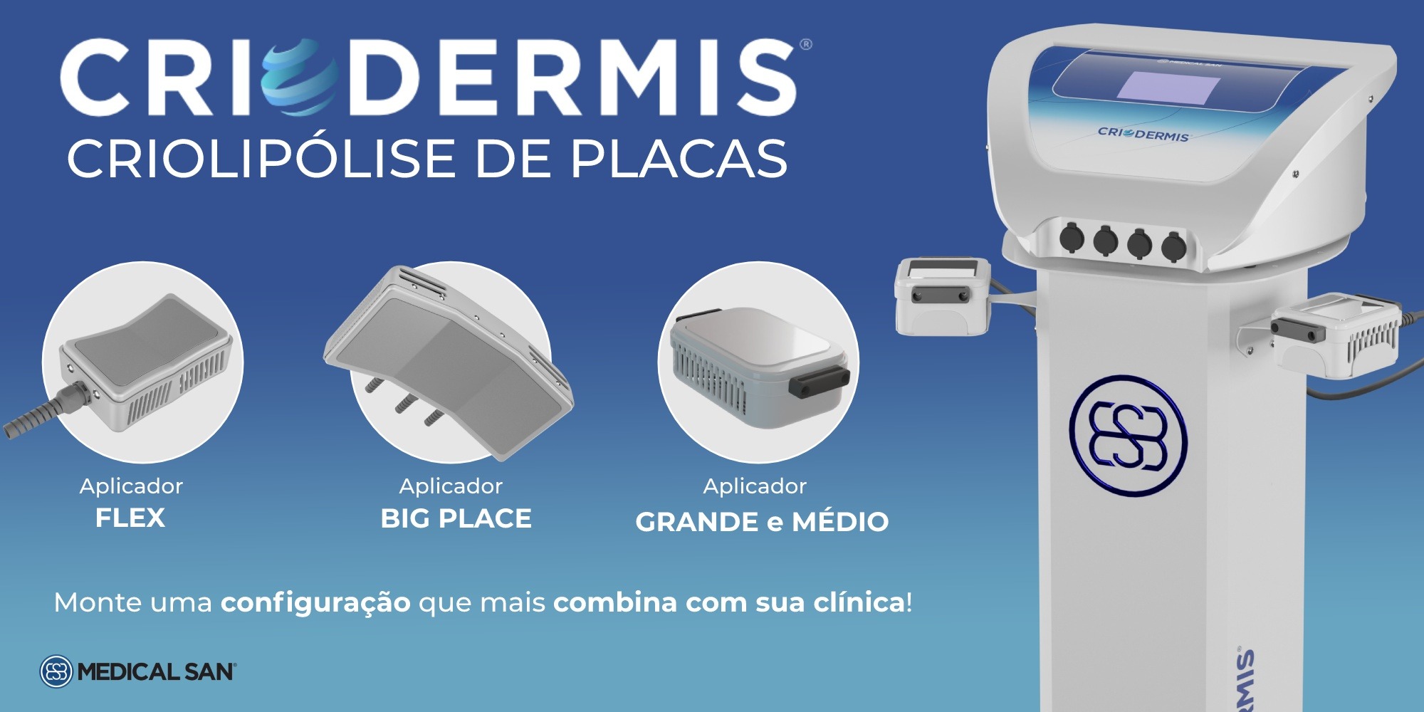 Criodermis Crioplace Medical San Aparelho De Placas Bcmed 4302